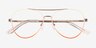 Sparkle Gradient Orange MetalEyeglass Frames from EyeBuyDirect, Closed View