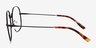 Wilbur Black MetalEyeglass Frames from EyeBuyDirect, Side View