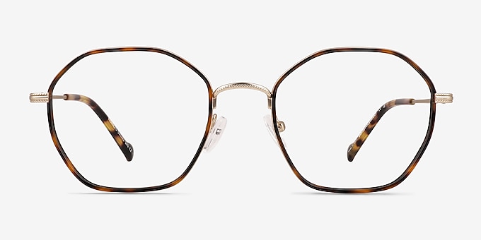 Frances Spotty Tortoise Metal Eyeglass Frames