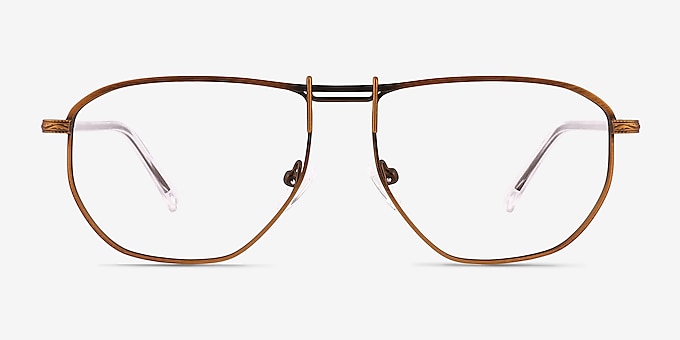 Elwood Bronze Metal Eyeglass Frames