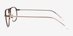 Elwood Bronze MetalEyeglass Frames from EyeBuyDirect, Side View