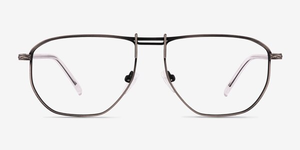 Elwood Silver Metal Eyeglass Frames