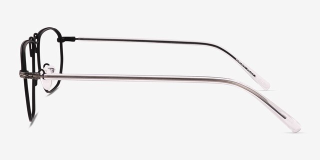Elwood Silver MetalEyeglass Frames from EyeBuyDirect, Side View