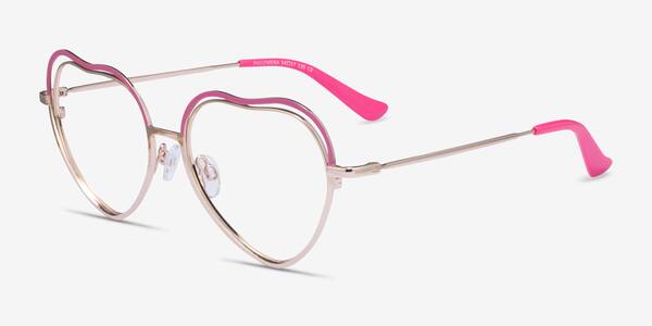 Pink Shiny Gold Philomena -  Eyeglasses