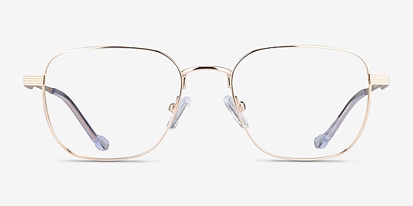 Shiloh Shiny Gold Métal Montures de lunettes de vue