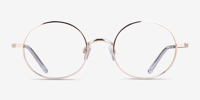 Merrill Gold Metal Eyeglass Frames from EyeBuyDirect