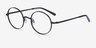 Merrill Black MetalEyeglass Frames from EyeBuyDirect, Angle View