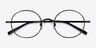 Merrill Black MetalEyeglass Frames from EyeBuyDirect, Closed View