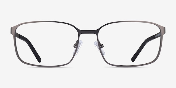 Zayn Matte Gunmetal Metal Eyeglass Frames