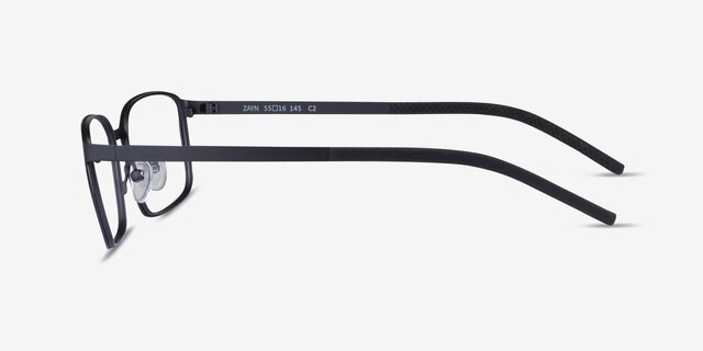 Zayn Matte Navy MetalEyeglass Frames from EyeBuyDirect, Side View