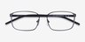 Zayn Matte Navy MetalEyeglass Frames from EyeBuyDirect, Closed View