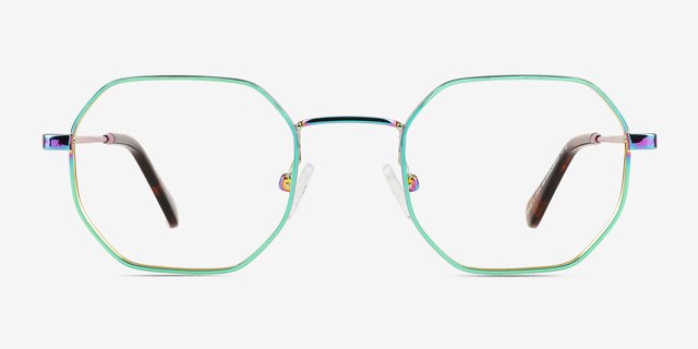 Soar Multicolor MetalEyeglass Frames from EyeBuyDirect, Front View