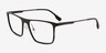 Rev Matte Black Aluminium-alloyEyeglass Frames from EyeBuyDirect, Angle View