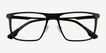 Rev Matte Black Aluminium AlloyEyeglass Frames from EyeBuyDirect, Closed View