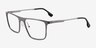 Rev Matte Gunmetal Aluminium-alloyEyeglass Frames from EyeBuyDirect, Angle View