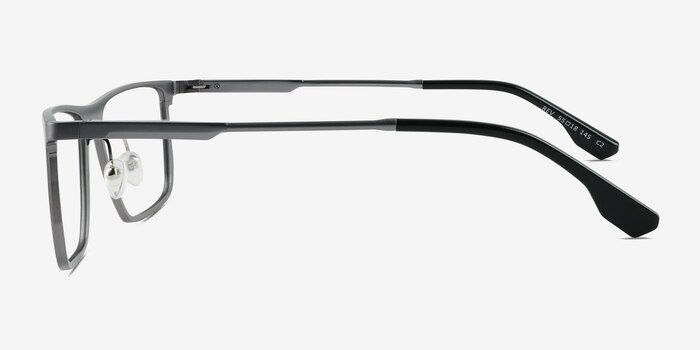 Rev Matte Gunmetal Aluminium-alloy Eyeglass Frames from EyeBuyDirect