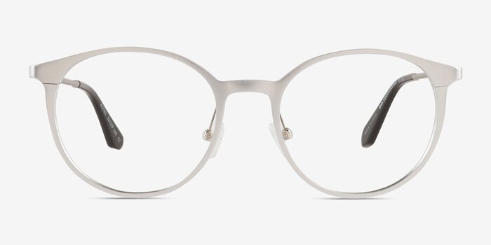 Accel Matte Silver Aluminium-alloy Eyeglass Frames from EyeBuyDirect