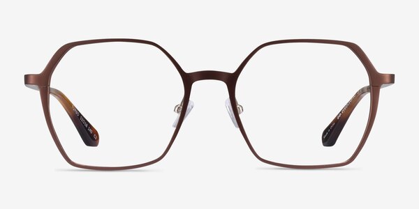 Turbo Matte Brown Aluminium-alloy Montures de lunettes de vue