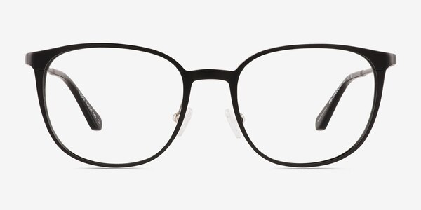 Zoom Matte Black Aluminium-alloy Eyeglass Frames