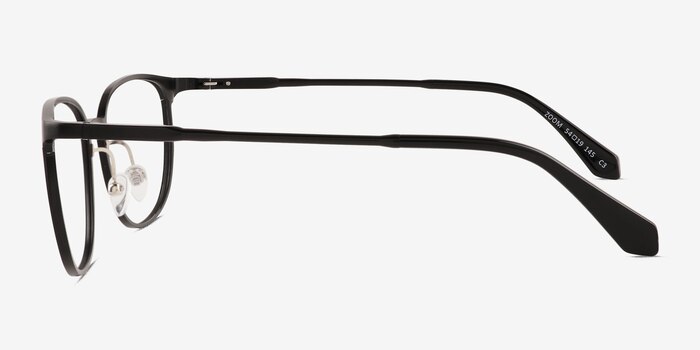 Zoom Matte Black Aluminium-alloy Montures de lunettes de vue d'EyeBuyDirect