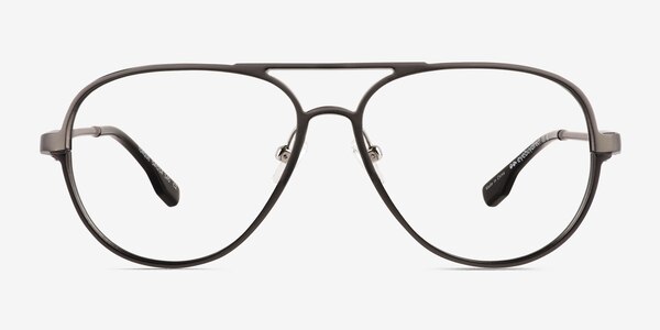 Torque Matte Gunmetal Aluminium-alloy Eyeglass Frames