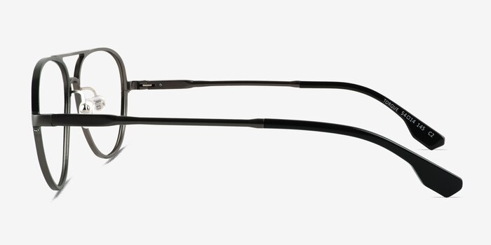 Torque Matte Gunmetal Aluminium-alloy Eyeglass Frames from EyeBuyDirect