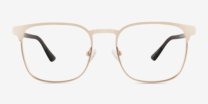 Whir Matte Gold Carbon-fiber Eyeglass Frames from EyeBuyDirect