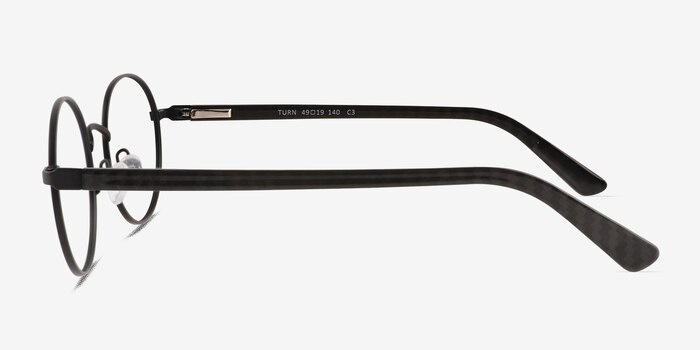 Turn Matte Black Carbon-fiber Montures de lunettes de vue d'EyeBuyDirect