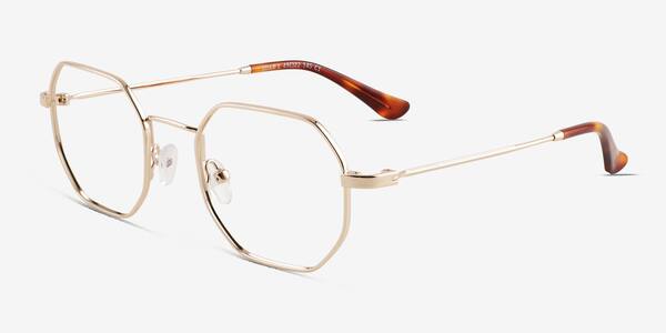 Shiny Golden Soar -  Metal Eyeglasses