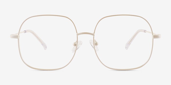 Movement White Metal Eyeglass Frames from EyeBuyDirect