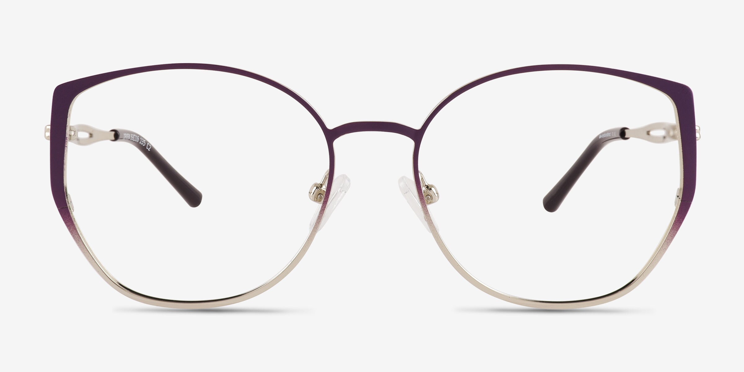 Deven Cat Eye Gradient Matte Purple Glasses for Women | Eyebuydirect