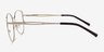 Deven Gradient Matte Purple MetalEyeglass Frames from EyeBuyDirect, Side View