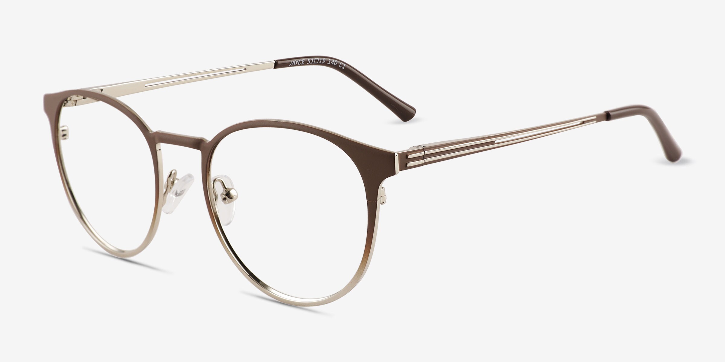 Jayce Round Matte Brown Full Rim Eyeglasses | Eyebuydirect
