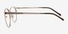 Jayce Matte Brown MetalEyeglass Frames from EyeBuyDirect, Side View