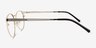 Jayce Gradient Black MetalEyeglass Frames from EyeBuyDirect, Side View