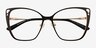 Truly Black MetalEyeglass Frames from EyeBuyDirect, Closed View