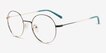 Saige Gradient Green Gold MetalEyeglass Frames from EyeBuyDirect, Angle View