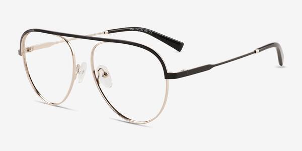 Black Gold Kori -  Metal Eyeglasses