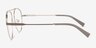 Kori Gray Silver MetalEyeglass Frames from EyeBuyDirect, Side View