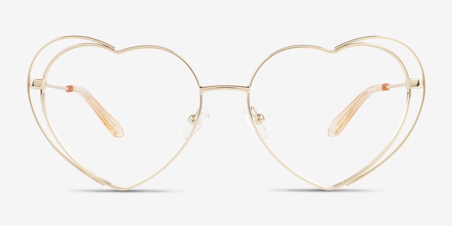 Always Gold MetalEyeglass Frames from EyeBuyDirect, Front View