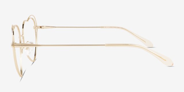 Always Gold MetalEyeglass Frames from EyeBuyDirect, Side View