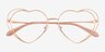 Always Rose Gold MetalEyeglass Frames from EyeBuyDirect, Closed View