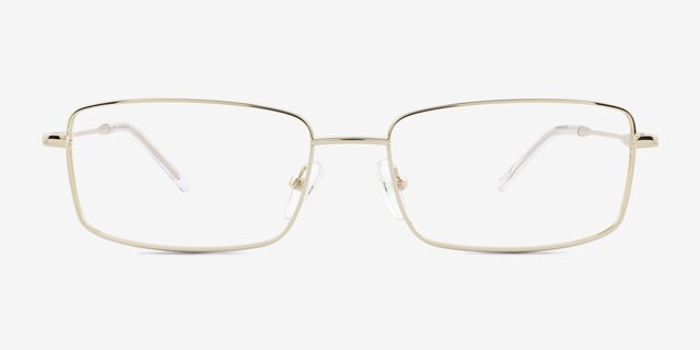 Atsu Gold Eco-friendlyEyeglass Frames from EyeBuyDirect, Front View