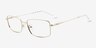 Atsu Gold Eco-friendlyEyeglass Frames from EyeBuyDirect, Angle View