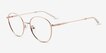 Coles Rose Gold Alternative MaterialsEyeglass Frames from EyeBuyDirect, Angle View