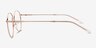 Coles Rose Gold Eco-friendlyEyeglass Frames from EyeBuyDirect, Side View