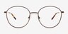 Coles Bronze Eco-friendlyEyeglass Frames from EyeBuyDirect, Front View