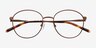 Coles Bronze Eco-friendlyEyeglass Frames from EyeBuyDirect, Closed View