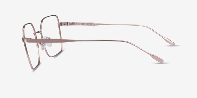 Durnan Rose Gold MetalEyeglass Frames from EyeBuyDirect, Side View
