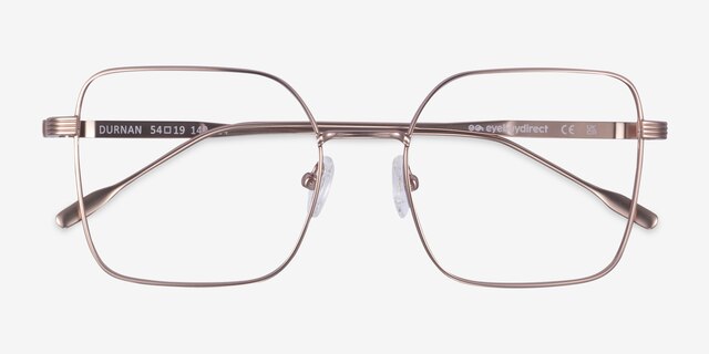Durnan Rose Gold MetalEyeglass Frames from EyeBuyDirect, Closed View